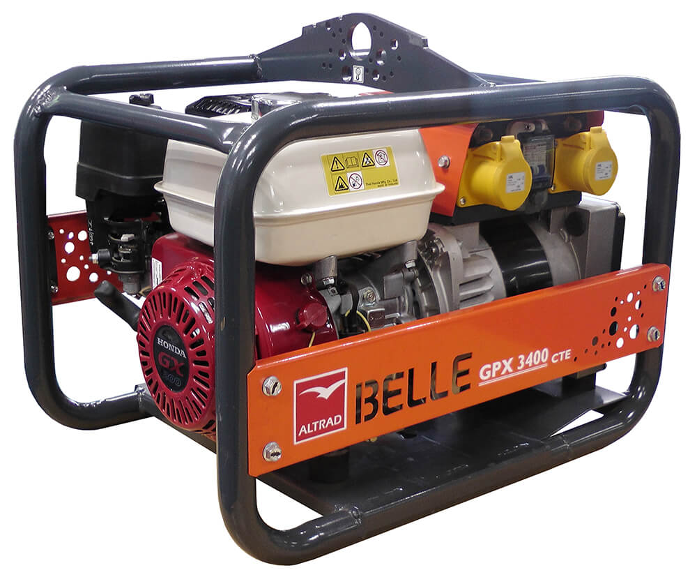 Altrad Belle Petrol Open Set Generators GPX3400 – 2.5 kW - Dry Yeti